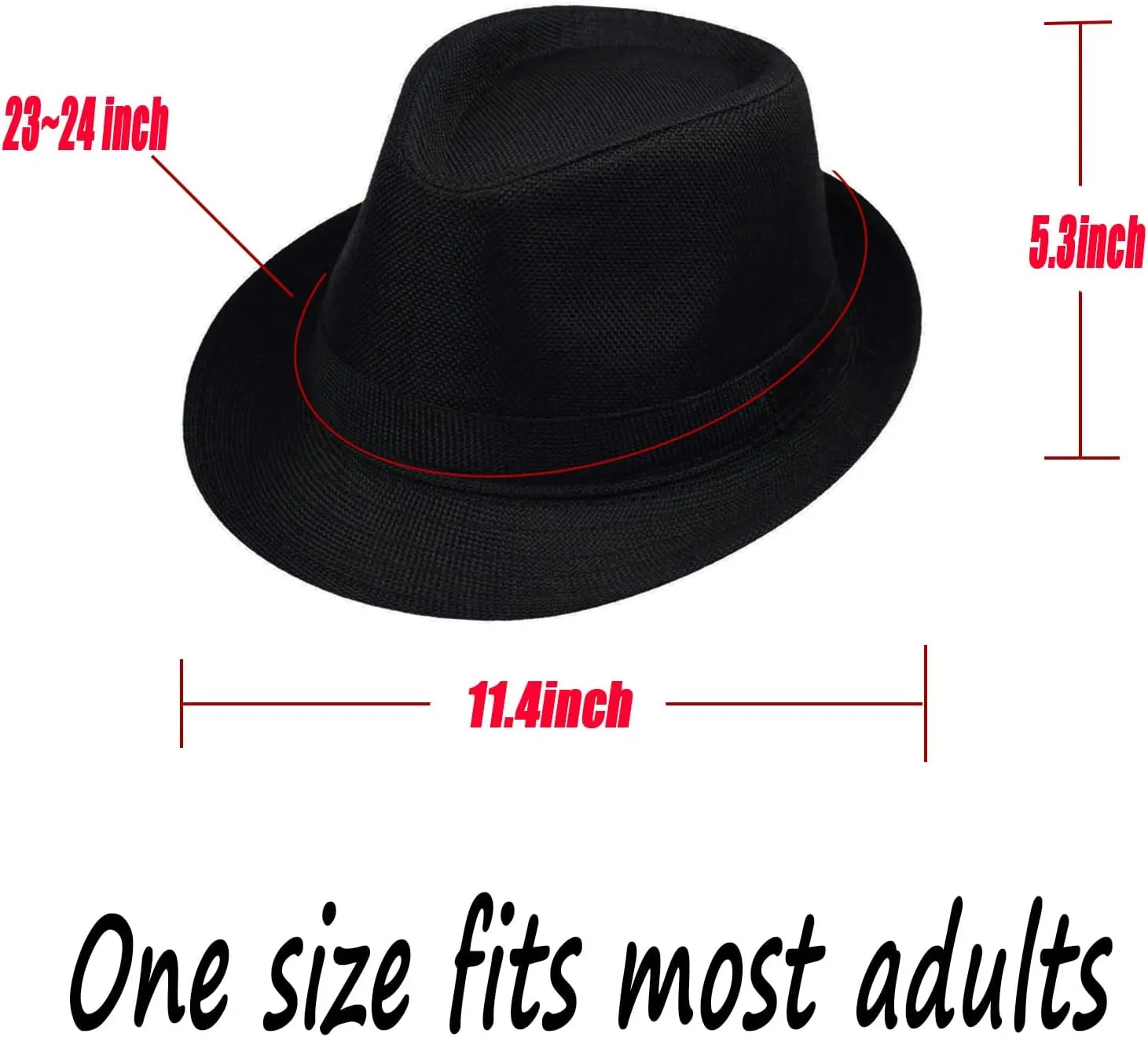 1920s Men Fedora Hat Cap for Men,Manhattan Hat for 1920s Mens Gatsby Costume Accessories
