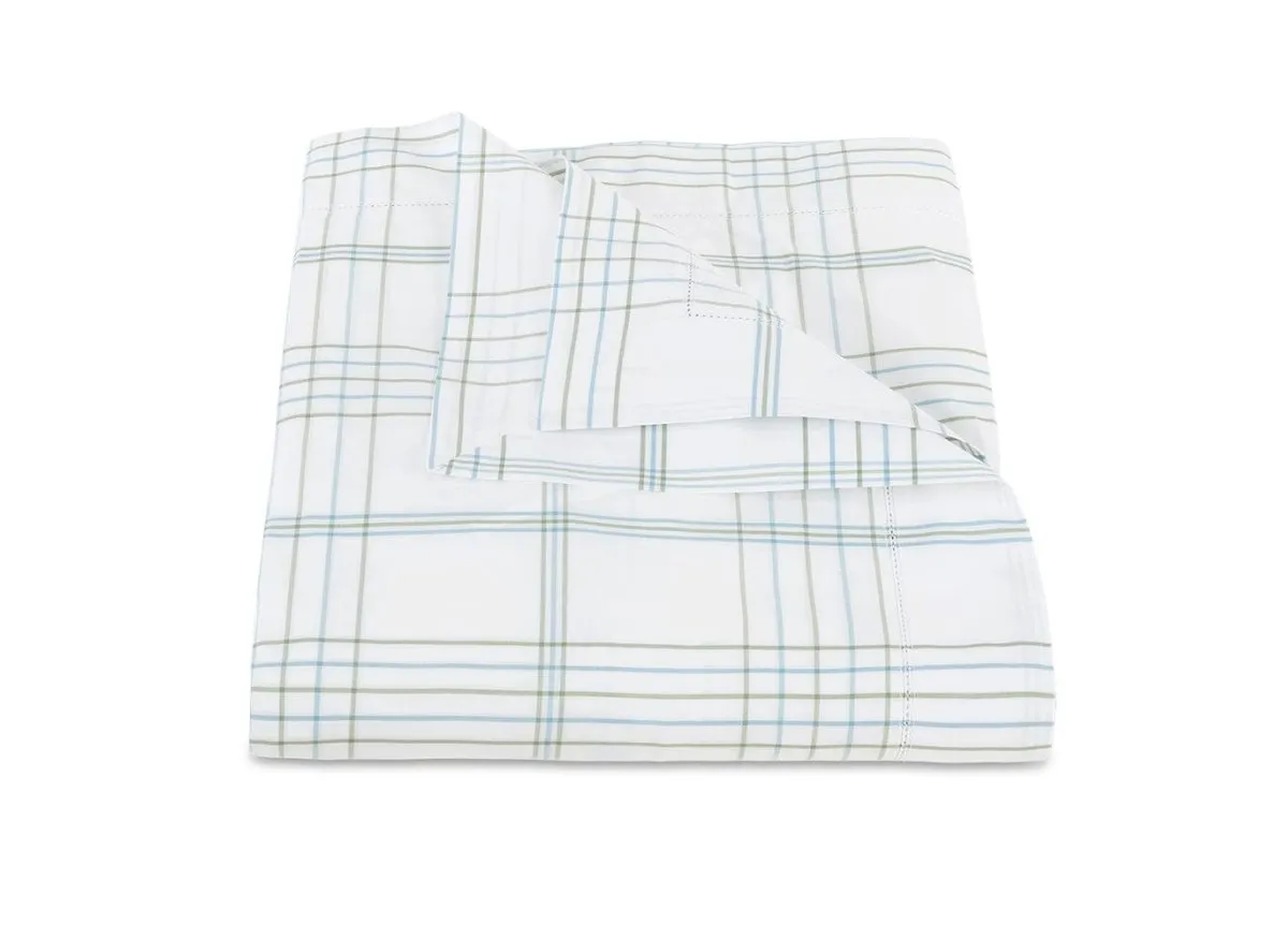 August Plaid Sea Bedding by Matouk | Schumacher