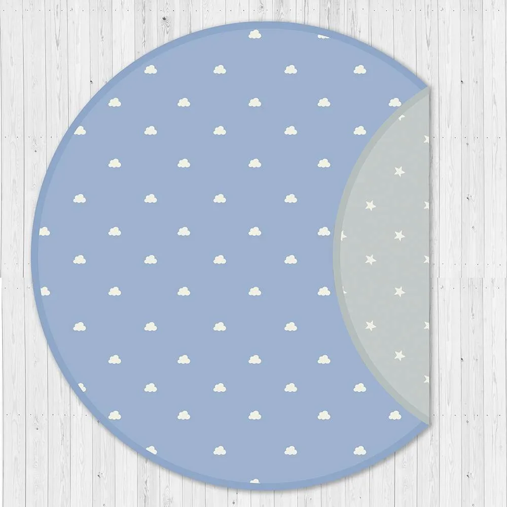 Blue Clouds Organic Cushioned Playmat