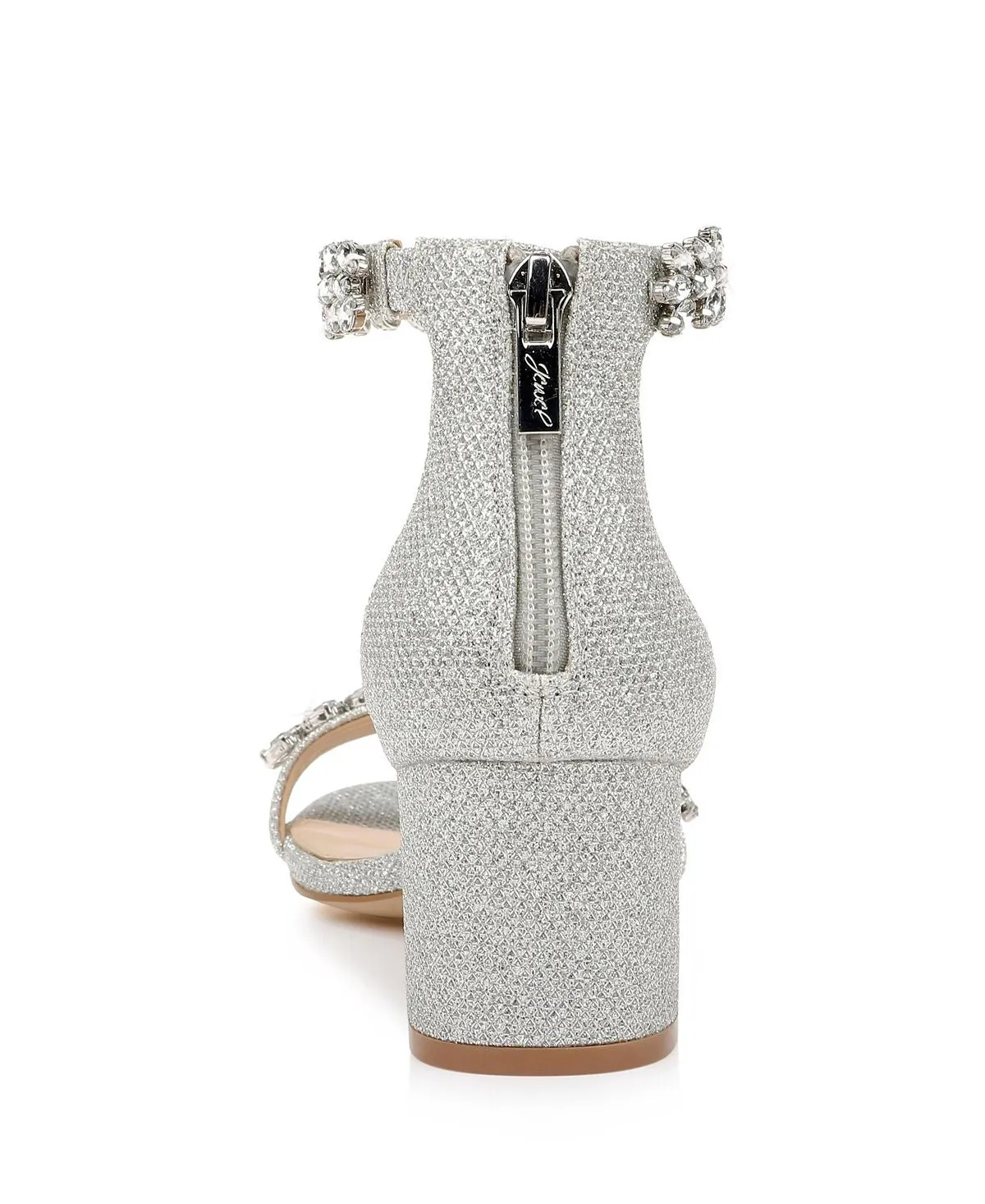Bronwen Jewel Badgley Mischka Women's Block Heeled Evening Sandals
