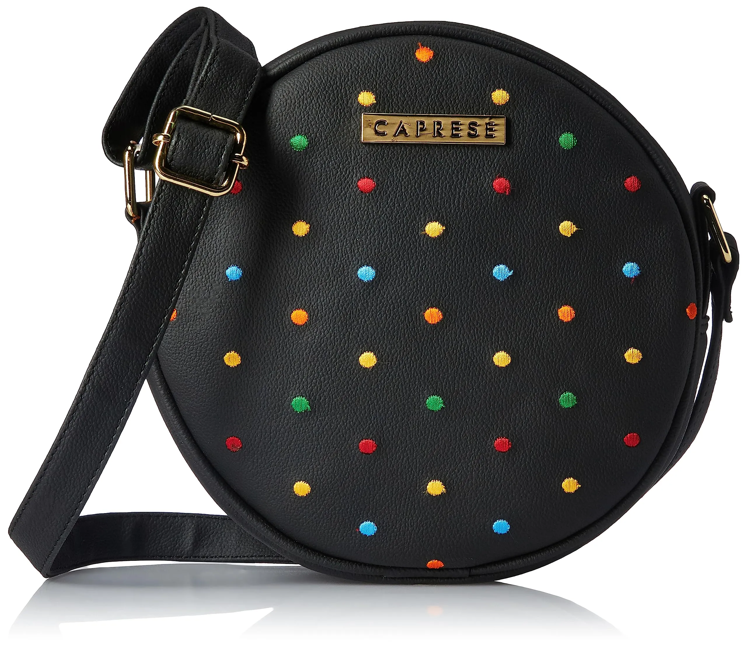 Caprese womens POPSICLE SB Medium BLACK Sling Bag
