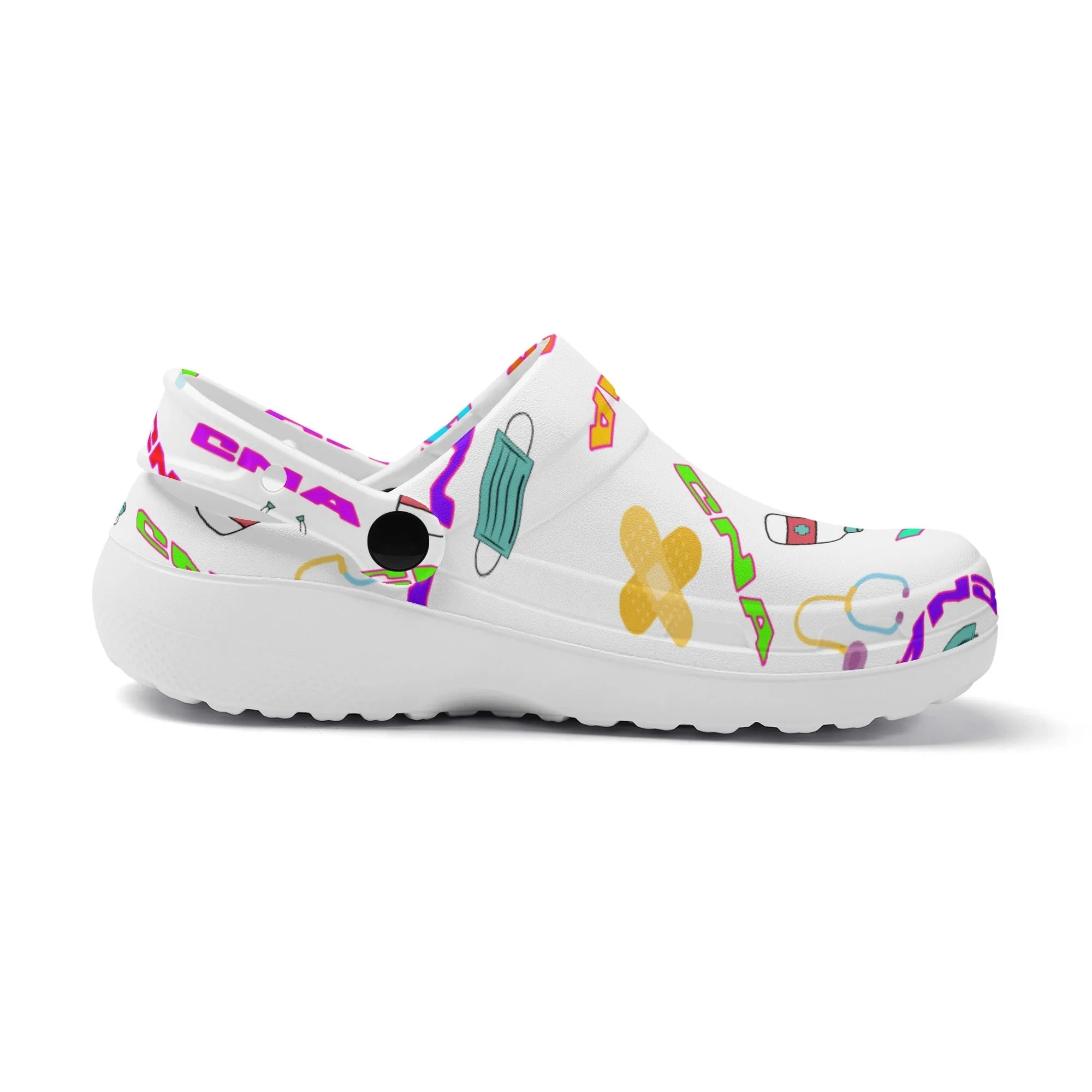 CNA Womens Lightweight Nursing Slip On Clogs - 2 colors