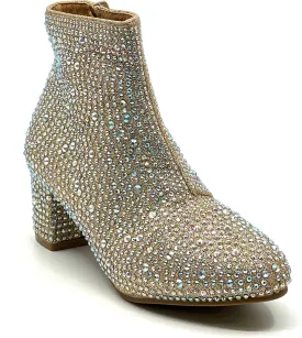 Forever Kids Rhinestone Ankle booties