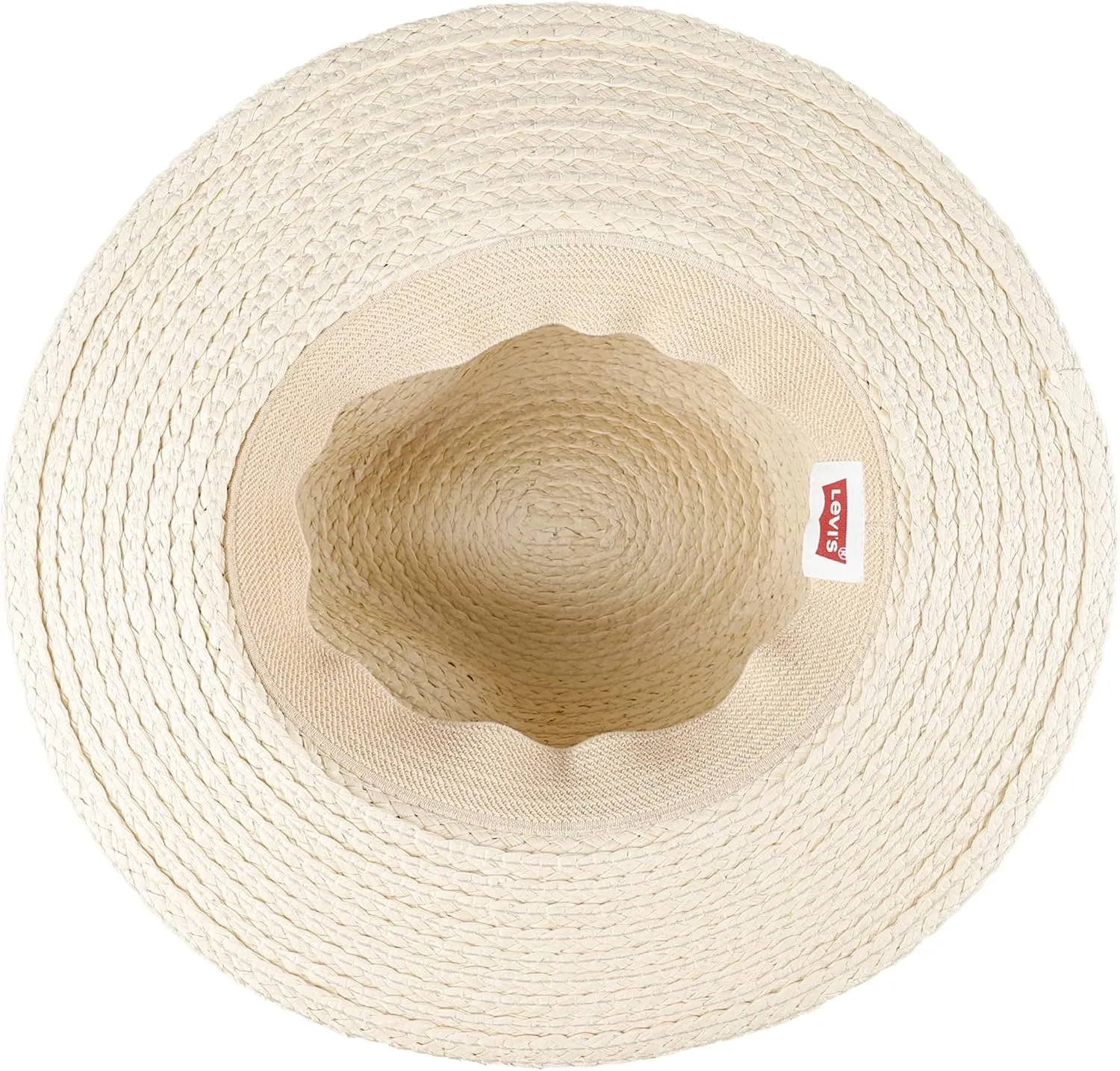 Levi's Men's Lightweight Straw Fedora Panama Hat