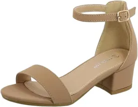 Lucky Top Girls Dress Sandal Low Heel Ankle Strap
