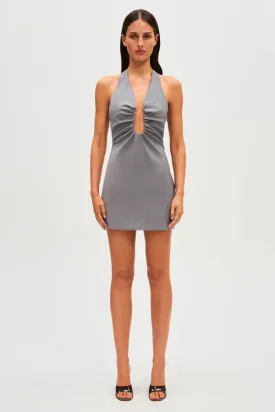 Misha Collection Alusia Mini Dress - Grey