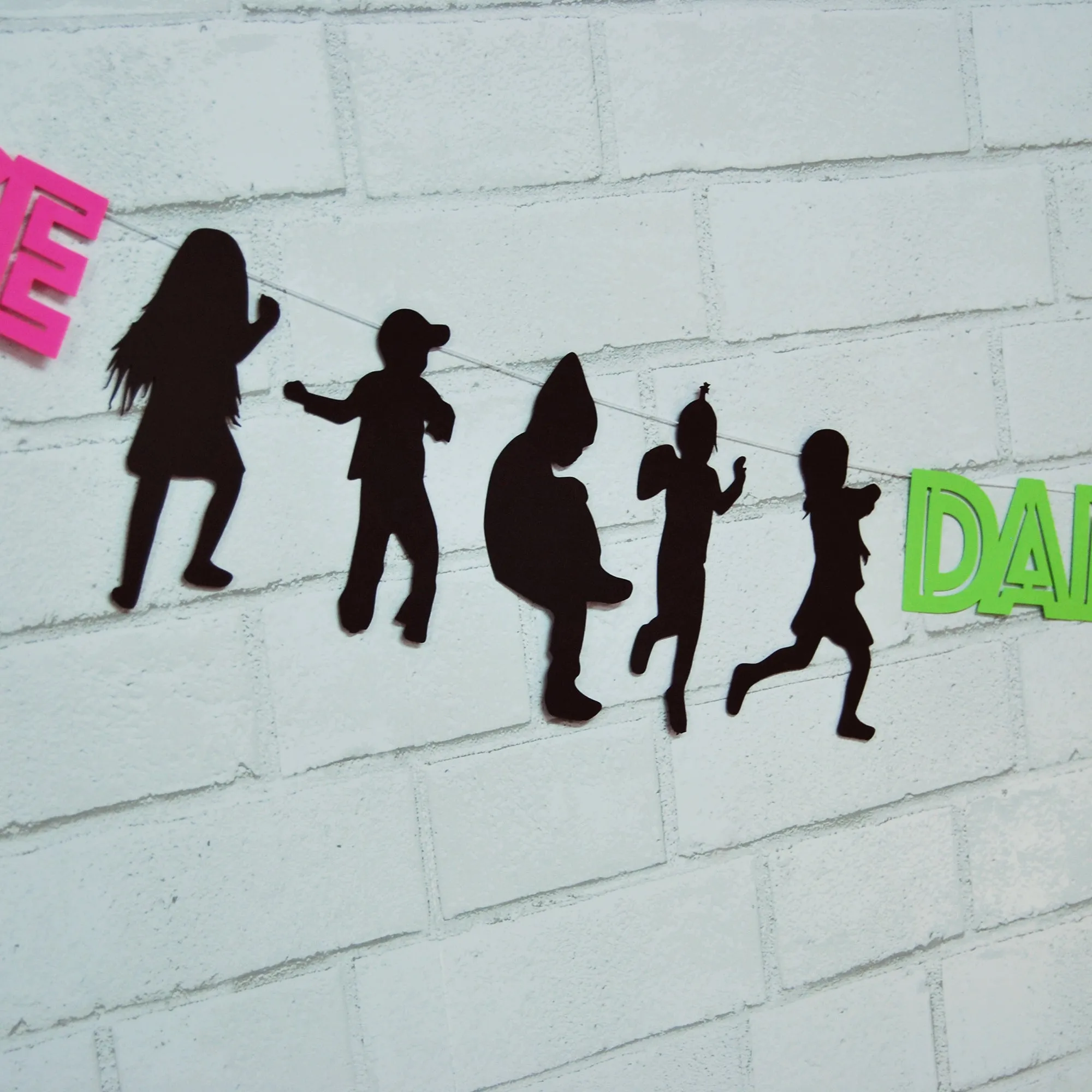 Neon Dance Party Garland
