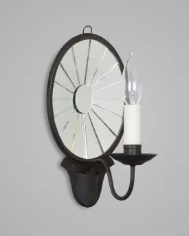 Oval Mirror Sconce Small