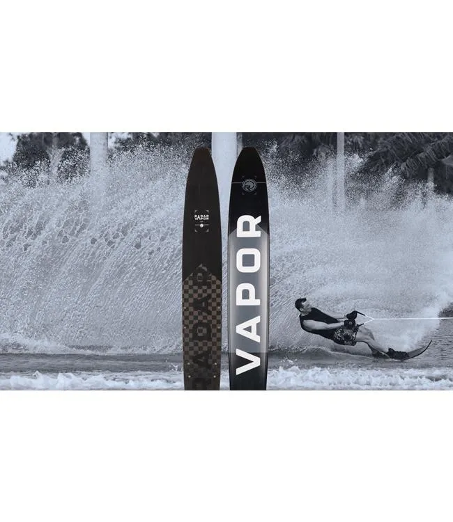 Radar Vapor Pro Build Slalom Ski with Vector Carbitex Boot & RTP (2025) - Stealth
