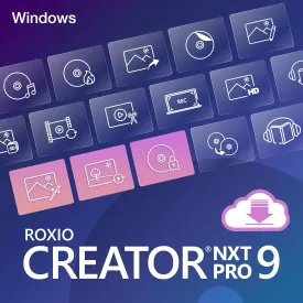 Roxio Creator NXT Pro 9|Multimedia Suite   Photo Editor and CD/DVD Disc Burning Software [PC Download]