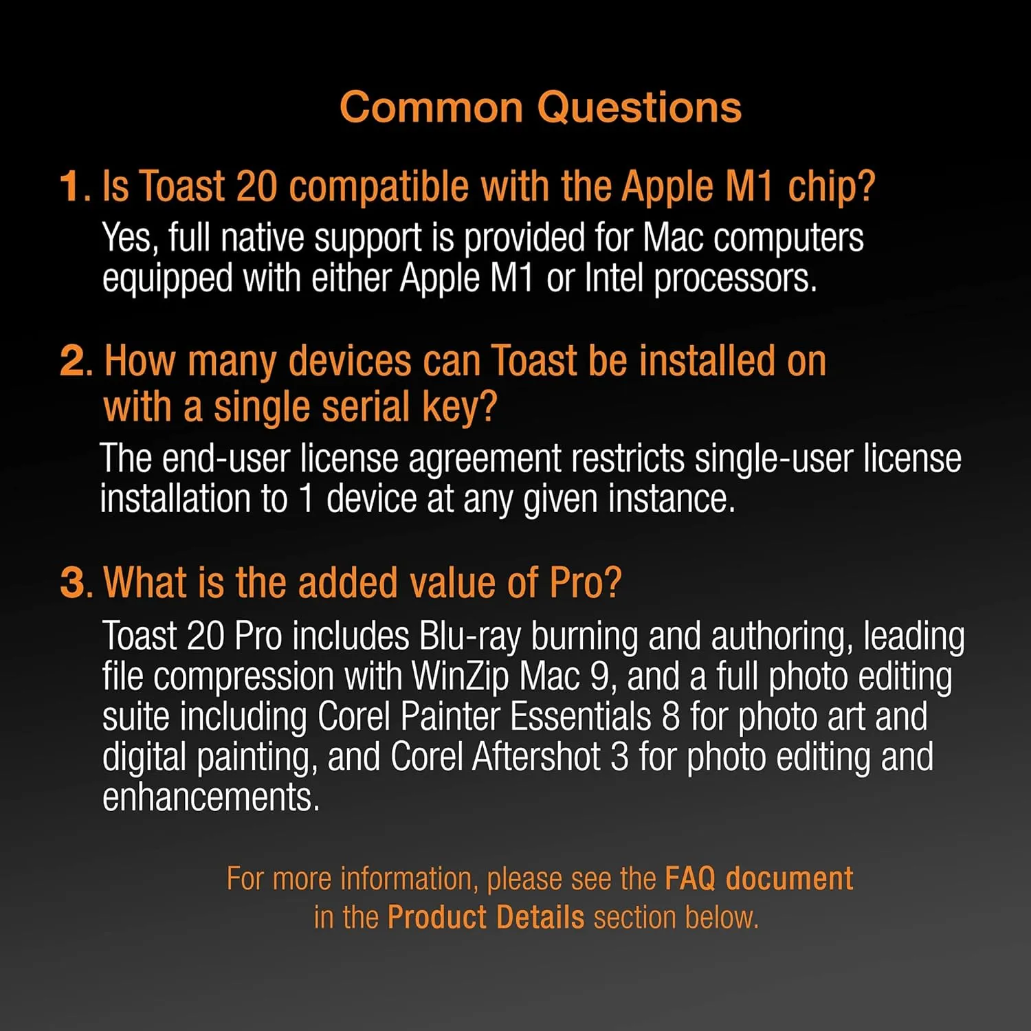 Roxio Toast 20 Pro | CD, DVD & Blu-ray Burner for Mac | Digital Media Management & Creativity Software Suite [Mac Download]