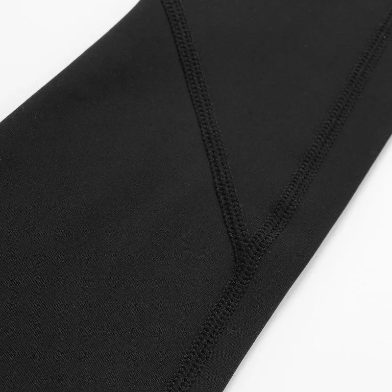 Santic First Black Men Women Cycling Arm Warmer