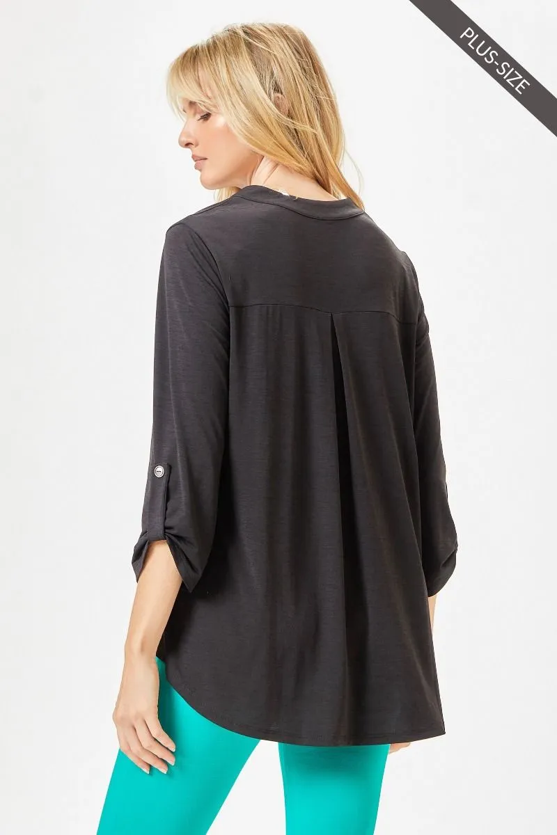 Solid Dressy Blouse