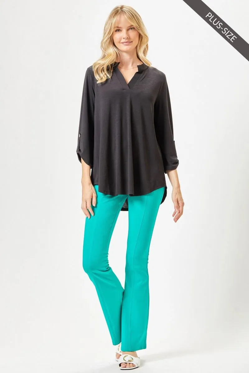Solid Dressy Blouse