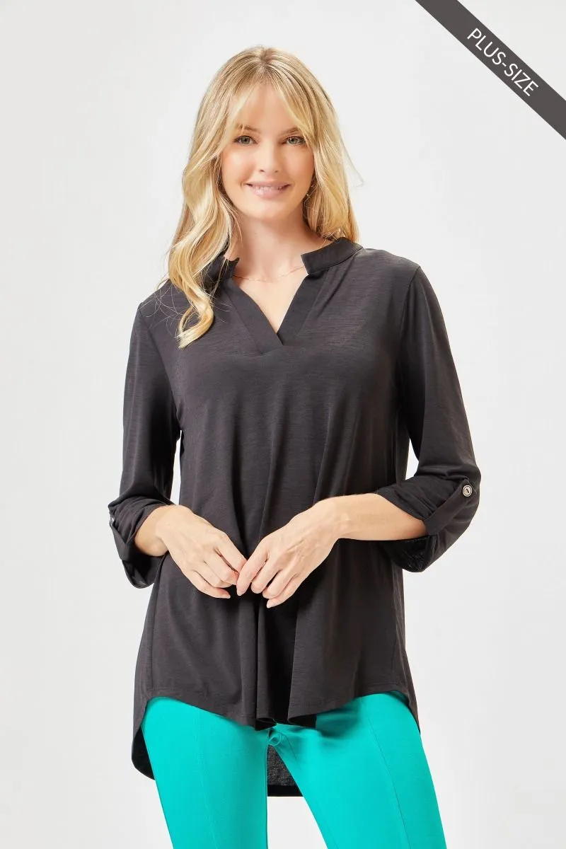 Solid Dressy Blouse