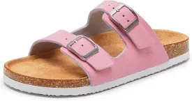 Torotto Kids Sandals Boys Girls Slide Summer Non-slip Cork Sandals with Adjustable Straps for Indoor & Outdoor