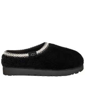 UGG TASMAN MAXI CURLY BLACK SLIPPERS