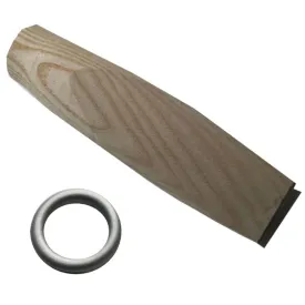 Wooden Shaft & Aluminium Ring